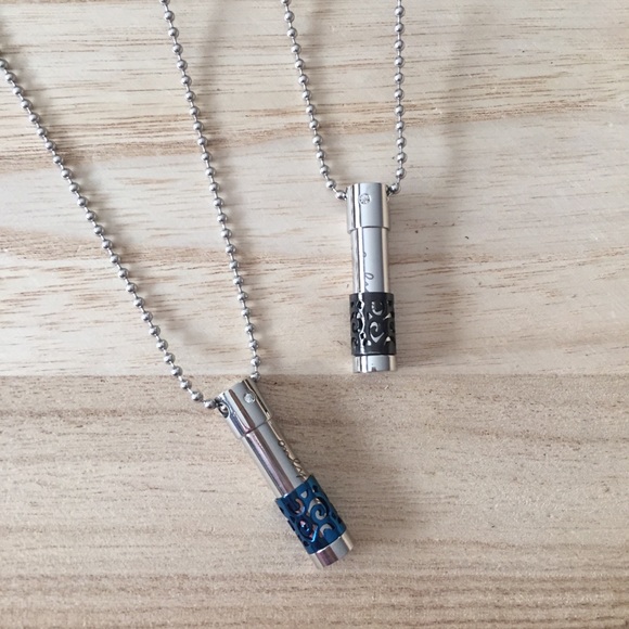 Only Love ash canister holder memorial necklace - Picture 3 of 7